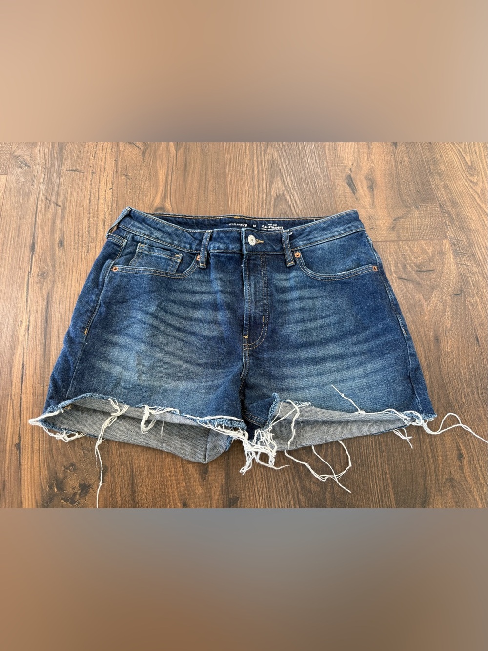 Old Navy Dark Blue Denim Cutoff Shorts